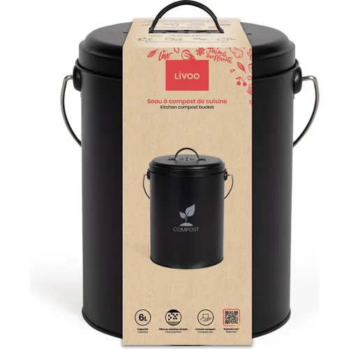 Livoo Eimer für Küchenkompost 6 L (6 l) (43823905)