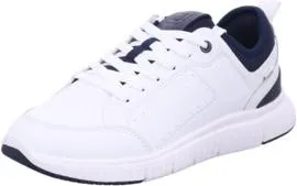 Marc O'Polo Low Top Sneaker in Weiss, Größe 40 - Sneaker aus hochwertigem Rindsleder-Mix mit gepolstertem Strickeinsatz für hohen Tragekomfort. Ideal für jeden Anlass und vielseitig kombinierbar.