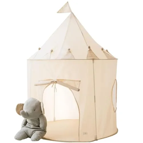3 Sprouts Spielzelt für Kinder - Beige Indoor Tippi, fördert Kreativität und vielseitigen Spielspaß im Kinderzimmer