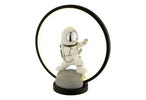 GILDE Tischleuchte Astronaut Karate 60113 – Moderne Designlampe mit integrierter LED - Stylische Tischleuchte für den Innenbereich, ideal für ein modernes Ambiente. Mit fest integrierter LED sorgt sie für effiziente Beleuchtung und setzt einen trendigen Akzent in jedem Raum.
