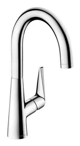 hansgrohe Talis M51 Einhebel-Küchenmischer - Armaturen mit 3-stufig einstellbarem Schwenkbereich und maximaler Durchflussmenge von 10 l/min, ideal für moderne Küchen.