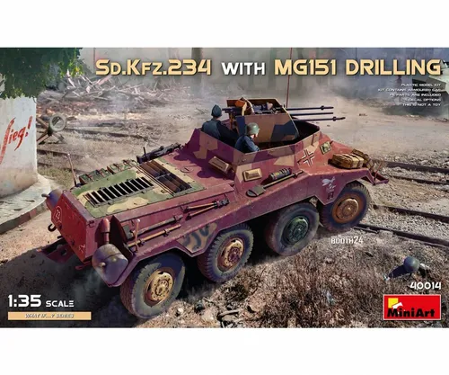 Sd.Kfz. 234 with MG151 Drilling / 1:35 - Miniart