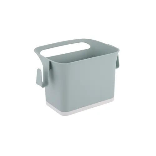 Küchenordnungshelfer 22x13x14cm Kunststoff grau weiß Ordnungshelfer Aufbewahrung