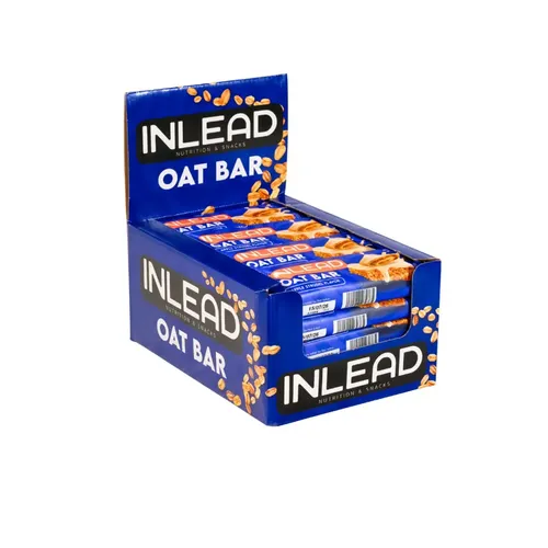 Inlead Nutrition GmbH & Co. KG Oat Bar 20x100g - Apfelstrudel Geschmack Riegel - Leckere Hafer-Riegel mit Joghurtbeschichtung, ideal als Snack für unterwegs oder beim Sport. Praktische Portionierung mit 2100 g Gesamtinhalt sorgt für Genuss und Energie.