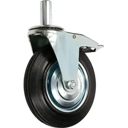 KOTARBAU® Lenkbares Baugerüstrad 200 mm mit Bremse von KOTARBAU