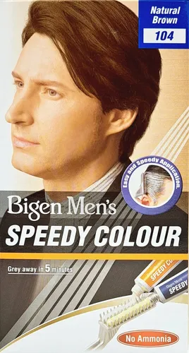 Bigen Mens Speedy Colur 104 Natural Brown
