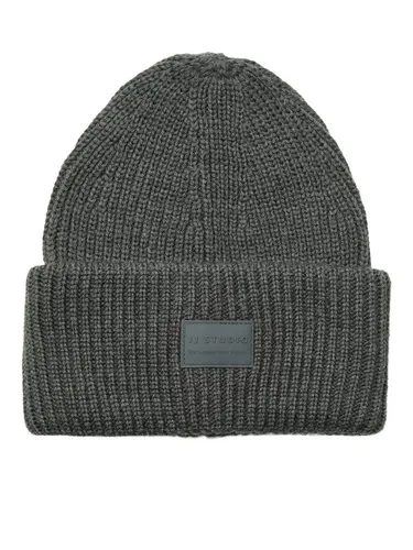 Jack & Jones Beanie JACHAKKAI – Strickmütze mit hohem Baumwollanteil, Rippenoptik unifarben, modisch, Strick
