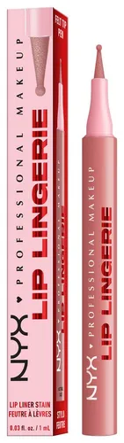NYX Professional Makeup Lip Lingerie Lipliner Nr. 7 - Cuff Me - Wasserfester Lipliner für perfekte Konturen. Die ultra-präzise Spitze sorgt für nahtlos geformte Lippen ohne Verlaufen. Ganztägiger Halt in sexy Nude-Tönen für jeden Anlass.