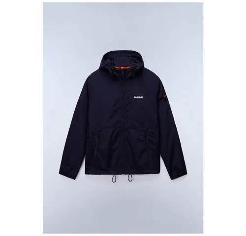 Napapijri Übergangsjacke A-Tundra (wasserdicht) dunkelblau Herren, Größe: XL - Die A-Tundra Jacke von Napapijri kombiniert Outdoor-Funktionalität mit modernem Design. Mit wasserabweisender Beschichtung und praktischen Taschen ist sie ideal für jedes Abenteuer. Robust und stylish, perfekt für die Übergangszeit.