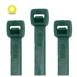 RheVeTec RheFLEX Kabelbinder UV Solar 100 Stück, Grün in grün von RheVeTec RheFLEX