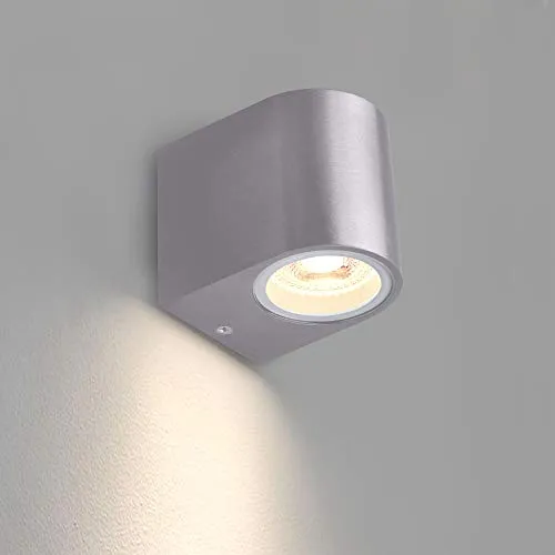 max K O M F O R T Außenwandleuchte Aussenleuchte GU10 Außenlampe Wandlampe Aussenlampe Aluminium LED 1267A