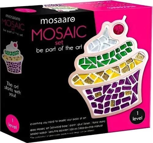 Mosaik-Set Cupcake MA1006: Dein Kreativset für farbenfrohe Akzente und süße Träume