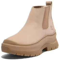 Timberland Womens Mid Chelsea Boot light beige nubuck 9 Wide Fit - Wanderschuhe mit umweltfreundlichem Design, aus zertifiziertem Premium Leder und ReBOTL-Futter aus 50 % recyceltem Kunststoff für höchsten Tragekomfort und Nachhaltigkeit.