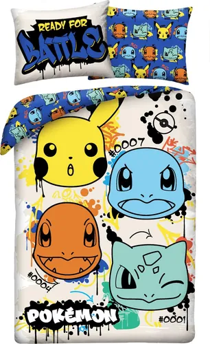Produktbild Pokémon Bettwäsche Ver. 17 140 x 200 cm / 70 x 90 cm