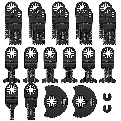 Multitool Sägeblätter 20 tlg Kit für Oszillierwerkzeuge
