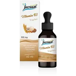 Liposomale Vitamin B3 Tropfen hochdosiert - 500mg pro Tagesdosis - Hochdosierte Vitamin B3 Tropfen für die tägliche Unterstützung. Enthält 15.000mg pro Flasche. Ideal zum Mischen mit Getränken, für eine einfache Einnahme.