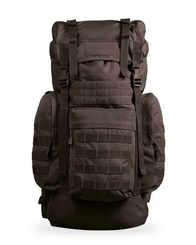 Mil-Tec BW Kampfrucksack Gen.II schwarz - Robuster Militär-Rucksack für Outdoor-Aktivitäten, mit großem Stauraum und vielseitigen Trageoptionen.