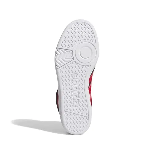 adidas Unisex Kinder Hoops 4.0 Mid Schuhe Sneaker - Sneaker für Jungen mit weichem Kunstleder und flexibler Laufsohle, ideal für bequemen Tragekomfort beim Spielen und Laufen.