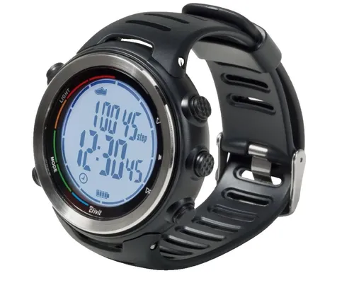 CRIVIT Herzfrequenz Messuhr mit Schrittzähler