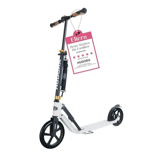 Hudora BigWheel 14235 Style 230 Faltroller in weiß von HUDORA