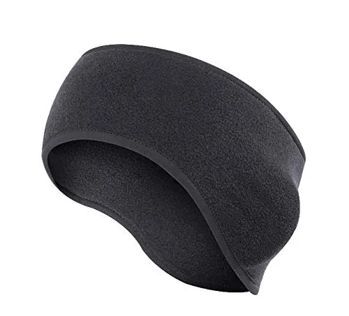 axy Sport Stirnband Winter Ohrenwärmer Headband für Joggen Wandern Radfahrrad Radsport Haarband Kopfband Sportband Ohrenschutz Stirnbänder Warm Herren Damen (Grau)