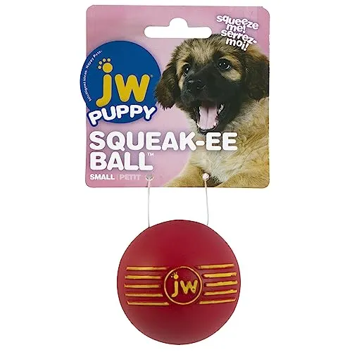 Pet Mate JW JW443030 Isqueak Ball Small, Quietschen Dicker Gummiball für Hunde, S