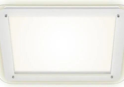 Briloner LED Deckenleuchte Free 52 x 52 cm - Stilvolle Beleuchtung mit Backlight-Effekt - Lampen mit fest verbautem 22W LED und 3000 Lumen. Diese ultraflache Deckenleuchte bietet angenehmes Licht und einen modernen Backlight-Effekt für ein stilvolles Ambiente.