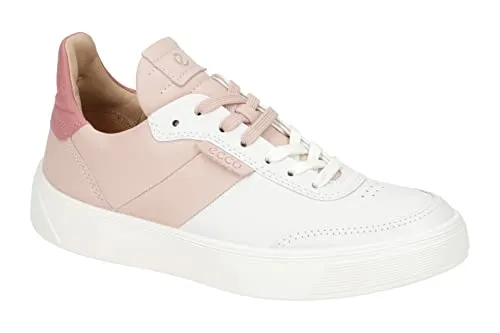 Ecco 29118360218 Schnürschuh - Halbschuhe für Damen, sportliche Sneaker mit herausnehmbarem Fußbett für individuellen Komfort und echtes Leder für langlebige Qualität.