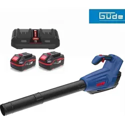 Güde Akku-Laubbläser LB 36-0 mit 2 x Akku 4.0 Ah - Laubsauger & Laubbläser, kabellos und leistungsstark mit Blasgeschwindigkeit bis zu 160 km/h – ideal für müheloses Laubentfernen und ergonomisches Arbeiten.