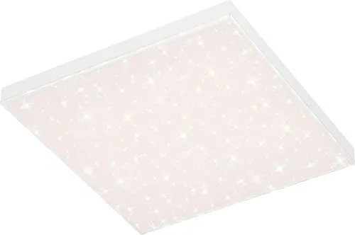 Briloner LED Panel CCT dimmbar 24W - Rahmenlos mit Fernbedienung - Moderne Lampen für jeden Raum, dimmbar und mit einstellbarer Farbtemperatur von 3000K bis 6500K. Das rahmenlose Design mit Sternenhimmel-Muster schafft eine einladende Atmosphäre.