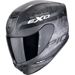 Scorpion EXO-391 Ava Integralhelm - Matt Schwarz/Grau/Weiß - XS - Motorradhelm mit verstärkter Sicherheit und Pinlock®-Visier für 100% beschlagfreie Sicht. KwikWick® Innenschicht sorgt für optimalen Komfort bei jedem Wetter.