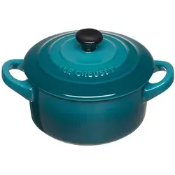 Le Creuset Mini-Cocotte Deep Teal, 200 ml in petrol von Le Creuset