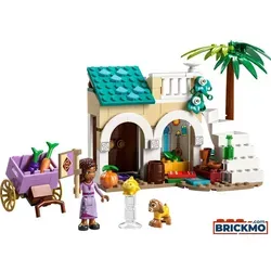 Disney 43223 Asha in der Stadt Rosas - Kreatives Bauspielzeugset für fantasievolles Spielen und Abenteuer in Rosas