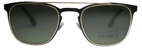 Rebel Sonnenbrille 70025R – Schwarz mit grünen polarized Gläsern - Stylische Sonnenbrille im modernen Design. Die polarized Gläser reduzieren Blendung und bieten einen klaren Blick. Ideal für sonnige Tage und Freizeitaktivitäten.