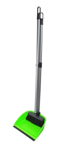 Stück Stehkehrgarnitur Kehrschaufelset Kehrgarnitur Schaufel mit Gummilippe (Grün) 1