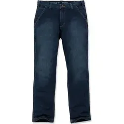 Carhartt Herren Rugged Flex® Relaxed Fit Arbeitsjeans - Herren-Jeanshosen mit Relaxed Fit und Rugged Flex für optimale Bewegungsfreiheit. Verstärkte Taschen und praktische fünfte Tasche machen sie zum idealen Begleiter für die Arbeit.
