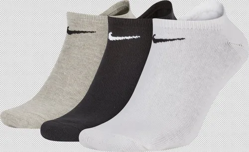 Nike Funktionssocken U NK LTWT NS 3PR-VALUE 108 für Workout und Freizeit, weiches, elastisches Garn