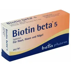Biotin Beta 5 5mg Tabletten