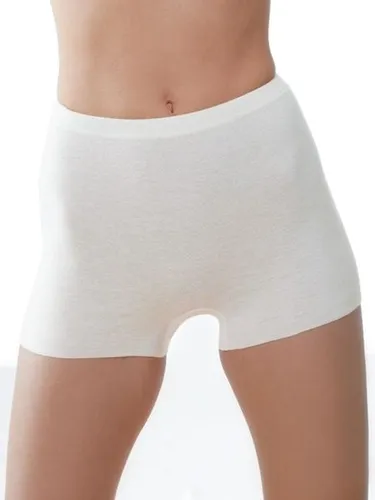 Medima Unterwäsche Schlüpfer (Boxershort) - 20% Angora - weiss Damen (Gr. XL), Größe: XL