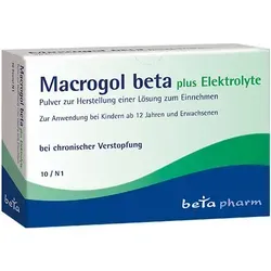 MACROGOL beta plus Elektrolyte Plv.z.H.e.L.z.Einn. 10 St