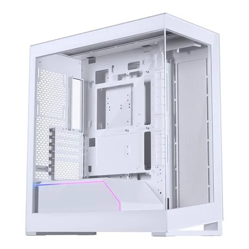 PHANTEKS NV5 MK2 Midi-Tower - E-ATX-Gehäuse mit Tempered Glass und DRGB - Elegantes PC-Gehäuse in Weiß mit exzellentem Airflow, Platz für bis zu 8x 120-mm-Lüfter und integrierter DRGB-Beleuchtung für ein beeindruckendes Setup.