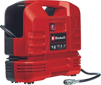 Einhell Kompressor TC-AC 190 OF Set - 1100 W, max. 8 bar, inkl. 3-tlg. Adapter-Set, ölfrei und ideal für mobile Anwendungen in Werkstatt und Garage