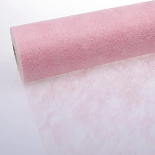 Deko AS Tischläufer Sizoflor zartrosa 30 cm Rolle 25 Meter - Strapazierfähiger Tischläufer in zartem Rosa, perfekt für romantische Anlässe wie Hochzeiten und Valentinstag. Ideal auch für fröhliche Frühlingsdekorationen oder Taufen.