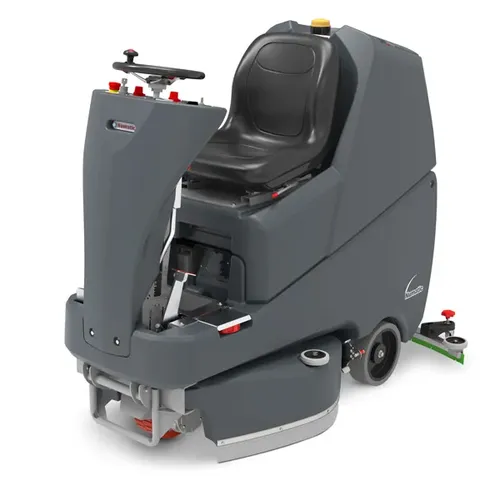Scheuersaugmaschine Numatic TRL720/150T mit Batterien Batterie-Scheuersaugmaschine mit Ten Tec Bürsten rot