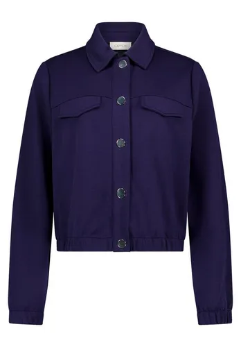 Cartoon Jackenblazer - Stylischer Begleiter - Gerade geschnittener Jackenblazer mit rundem Ausschnitt und langen Ärmeln. Ideal für modische Outfits, mit praktischen aufgesetzten Taschen und knopfbarem Verschluss. Ein Must-Have für jeden Kleiderschrank!