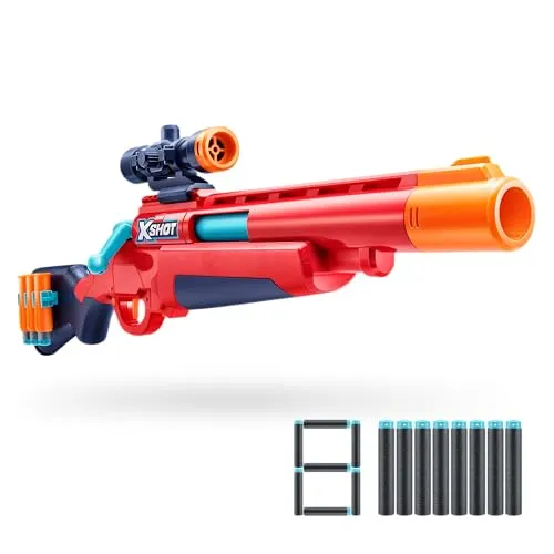 XSHOT Excel Ejector Shell Blaster von ZURU – Präziser Dart Blaster mit taktischem Zielfernrohr