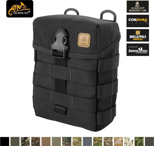 Helikon-Tex E&E-Beutel – Cordura – alle verfügbaren Farben – in mehreren Varianten erhältlich, Farbe:PL Woodland