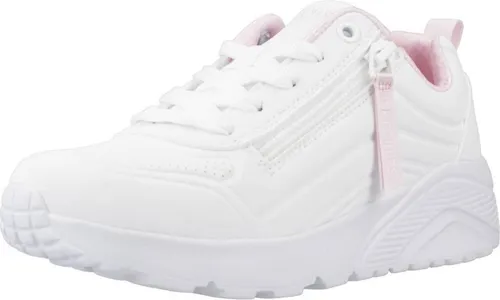 Skechers Unisex Kinder Street Girls Sneaker, White Synthetic Trim, 43 EU - Sneaker mit komfortabler Einlegesohle und stoßdämpfender Zwischensohle, perfekt für aktive Kinder.