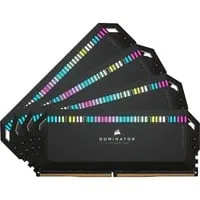 Dominator Platinum RGB 64 GB DDR5-6200 Quad-Kit - Arbeitsspeicher mit 64 GB (4x 16 GB), beeindruckendem RGB-Licht und INTEL XMP für optimale Leistung und Anpassungsfähigkeit.