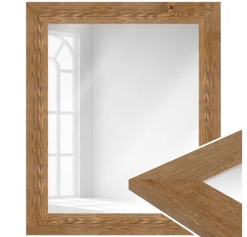 WANDStyle Wandspiegel H780 in braun von WANDStyle